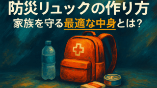 防災リュックの作り方｜家族を守る最適な中身とは？