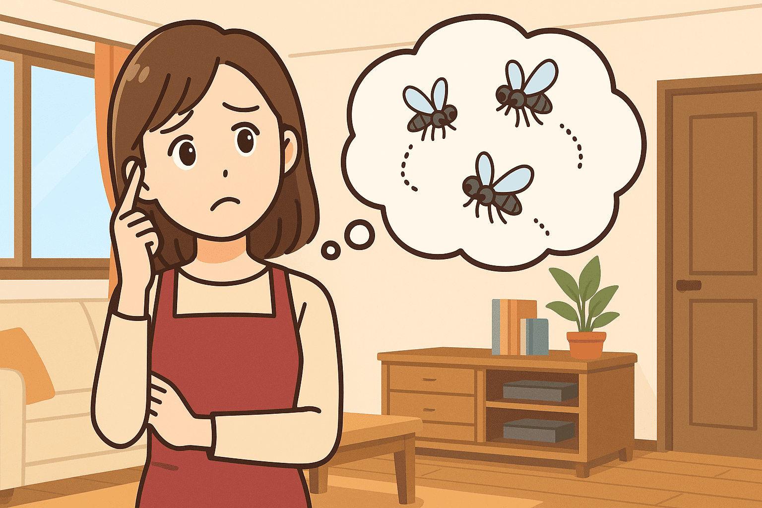 部屋にコバエがいる理由と発生源を徹底解明