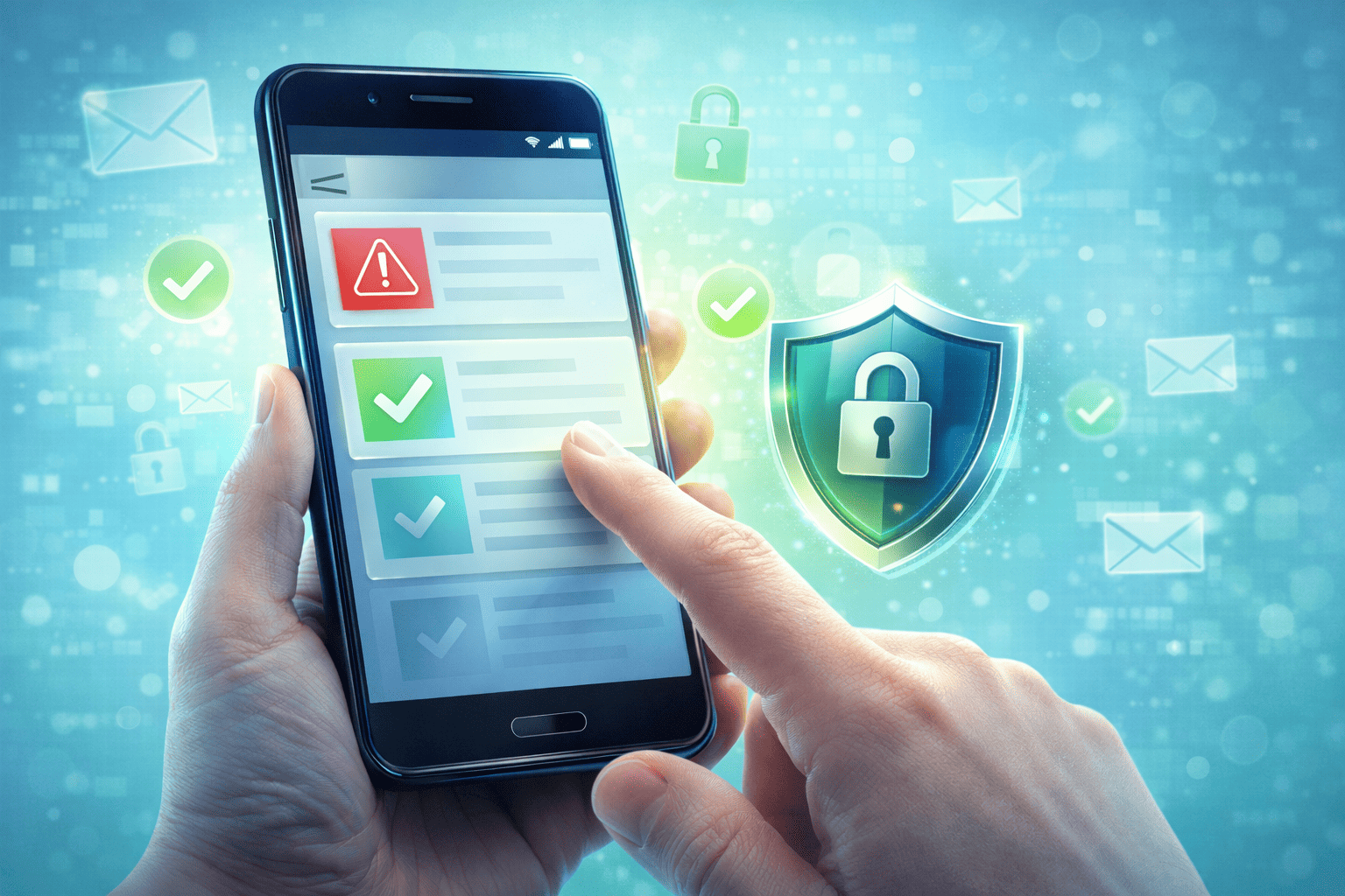 迷惑メールの配信停止を押してしまわないための予防策