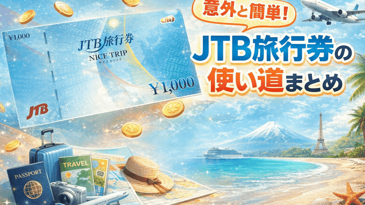 JTB旅行券の使い道がない?ムダにしない使い方大全
