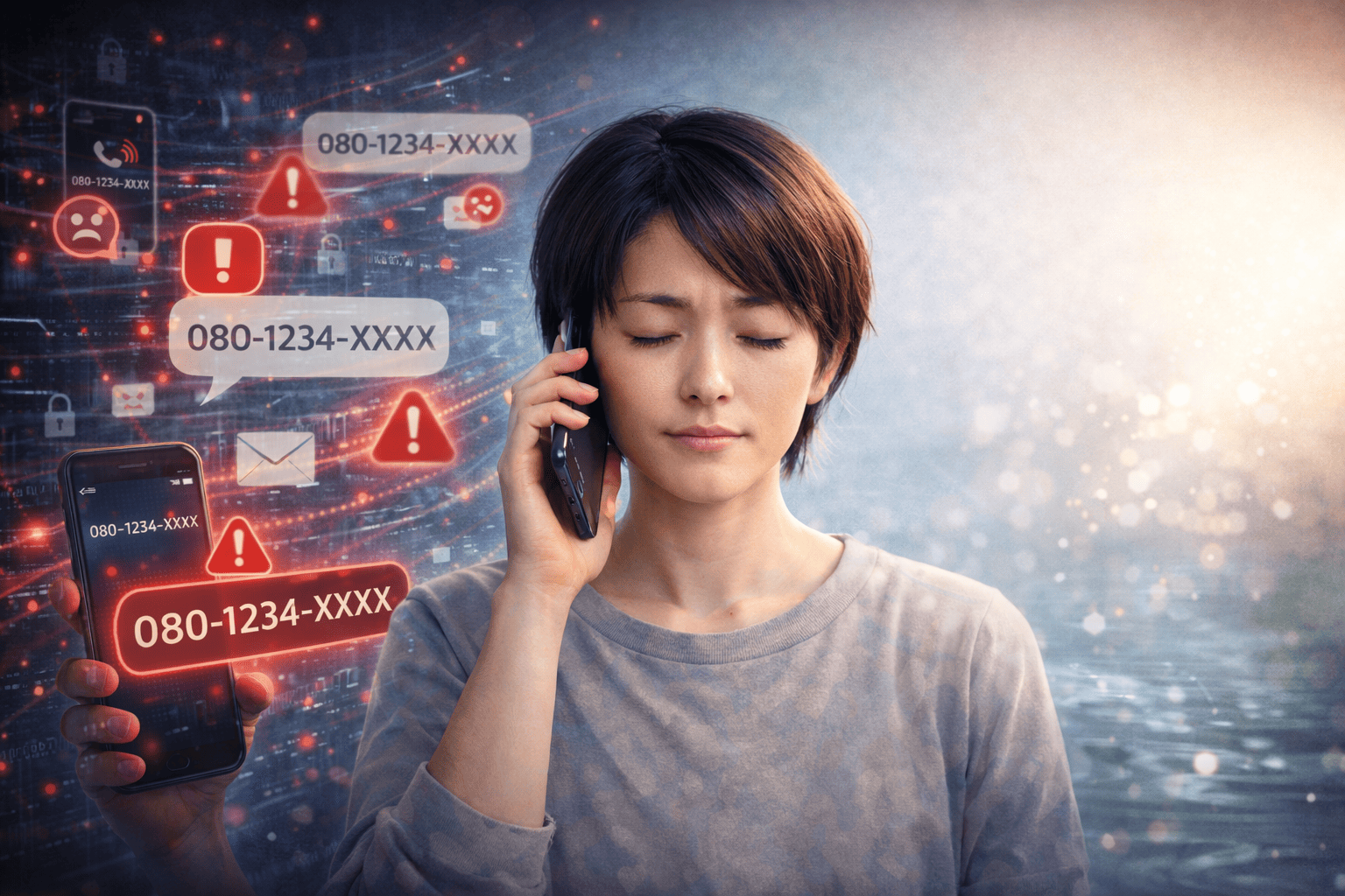 迷惑メールで電話番号がバレたか不安な時の対処法